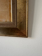 Reclaimed - Gold leaf patterned frame