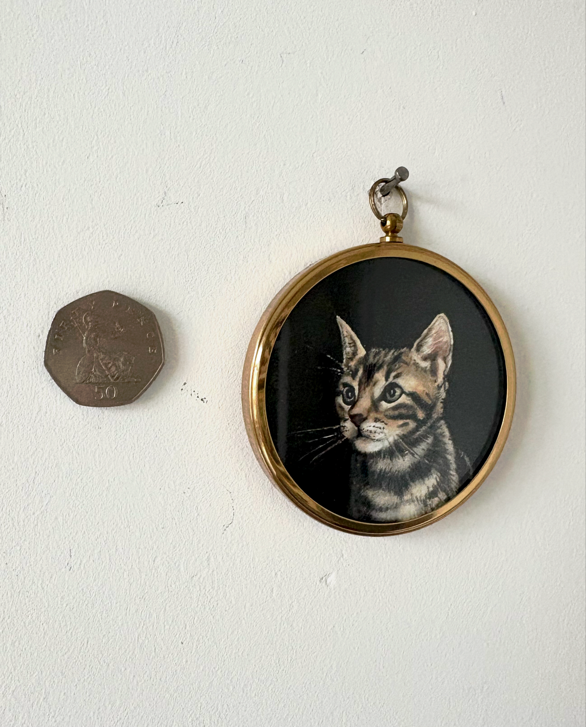 Miniature - Round Brass
