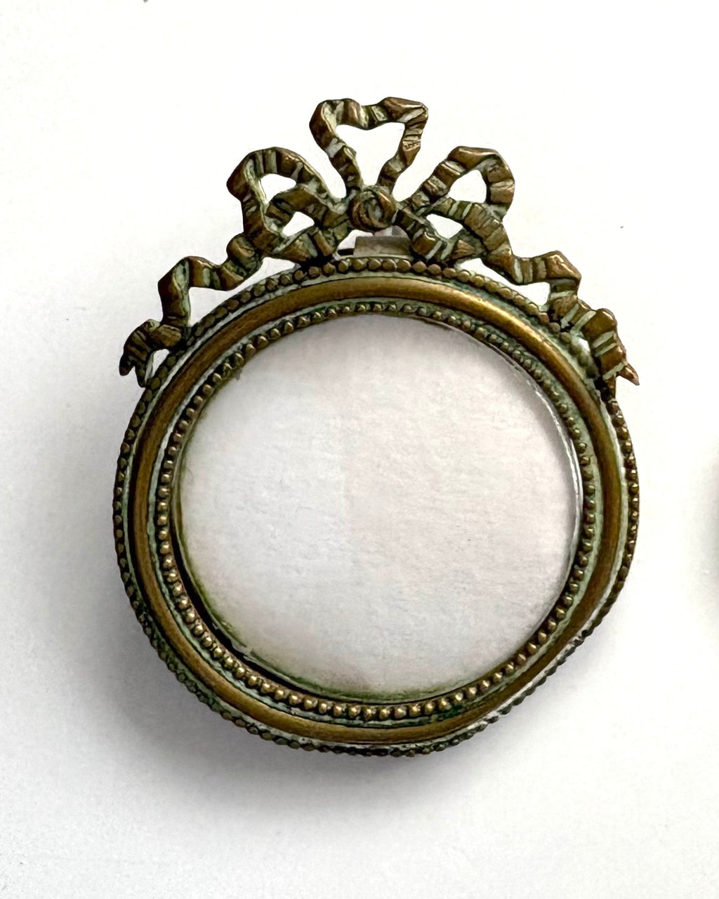 Miniature - Tiny brass frame