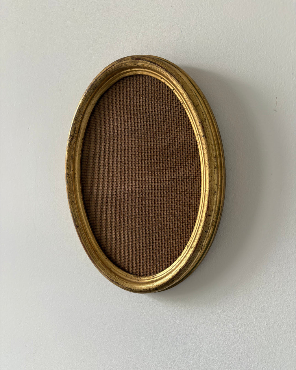 Vintage - Gold leaf oval