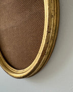 Vintage - Gold leaf oval