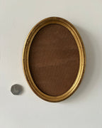 Vintage - Gold leaf oval