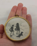 Miniature - Round Brass